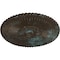 Ekena Millwork Nexus Ceiling Medallion (Fits Canopies up to 2 3/4"), 30"OD x 1 1/4"P, Bronze Blue Patina CM30NEBBS - alternate 2